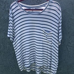 Nordstrom’s BP Stripped oversized pocket tee